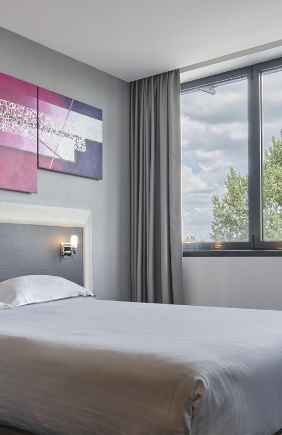 Chambre, Hôtel Athena Spa à Strasbourg