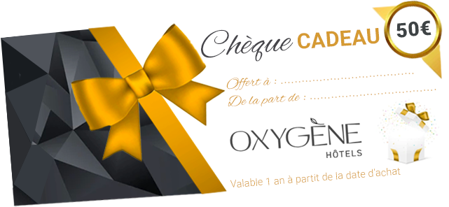 chèque cadeau Oxygène