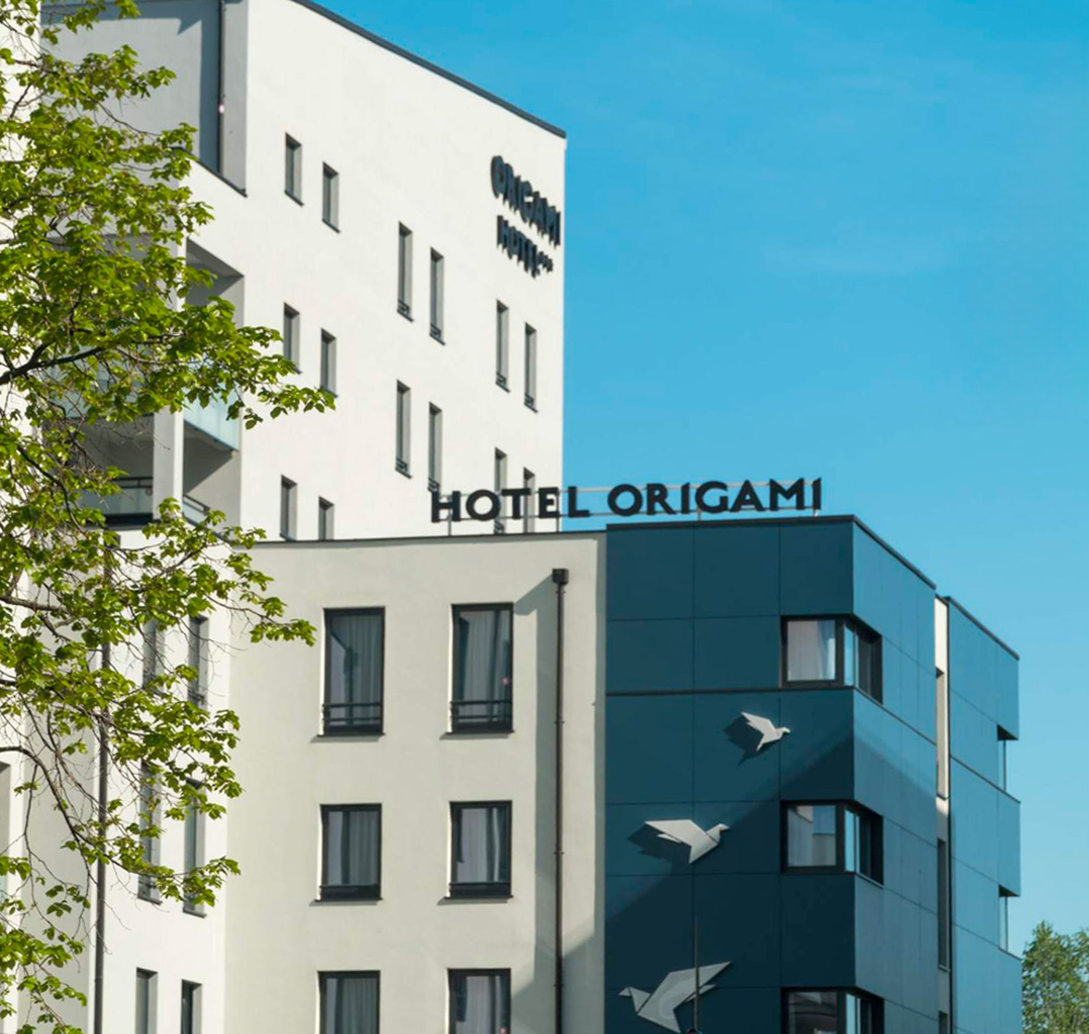 nos hôtels : l'hôtel ORIGAMI 4 étoiles